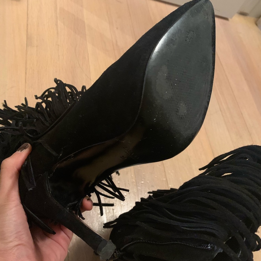 Zara Basic Collection Suede Booties - image 2